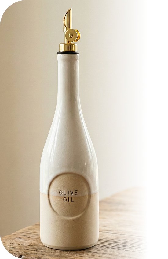 Ceramic Olive Oil Bottle